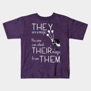 Pronoun Mage, They Kids T-Shirt